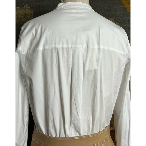 Veronica Beard Jennings Khaki Dress 8 - Picture 6 of 16